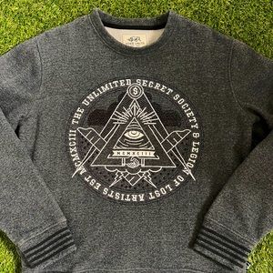 Ecko Unlimited Masonic logo Crewneck